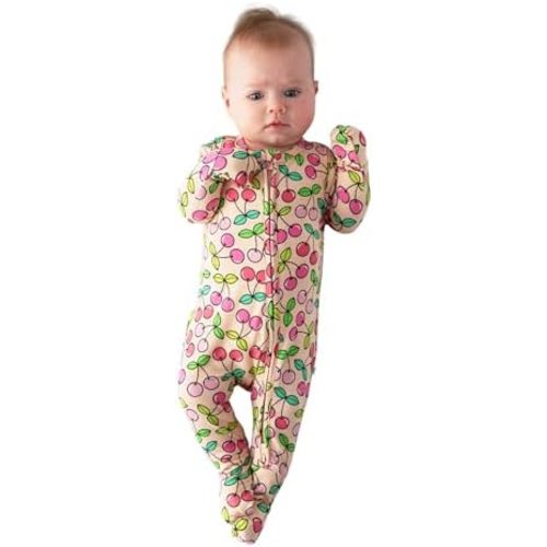 Posh Peanut Girls Convertible Baby Sleepers, Toddlers Footless Pajamas
