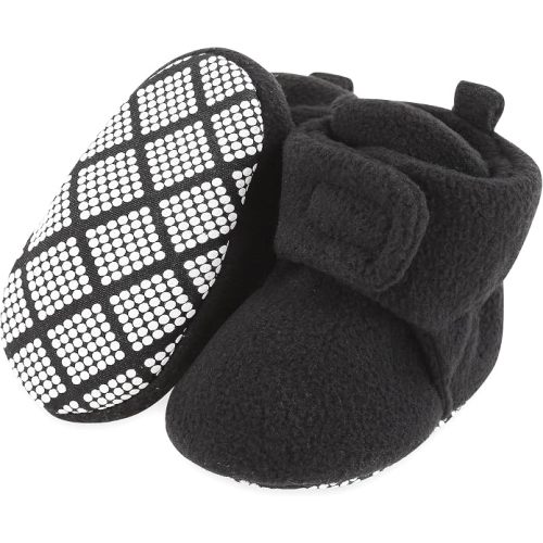 Baby Booties Fleece Unisex Non-Slip Shoes First Walkers 0-18 Months
