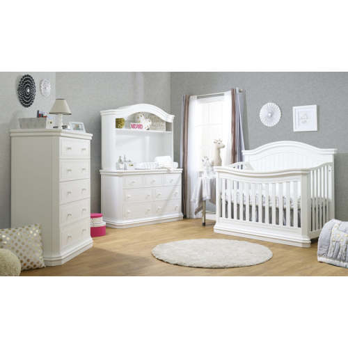 Sorelle Vista Elite 4 In 1 Crib  - White
