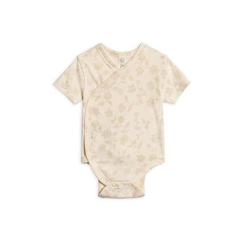 Colored Organics Unisex Newborn 100% Organic Cotton Bodysuit - Short Sleeve Infant One Piece - Baby Boy and Girl Clothing