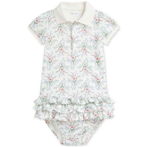 Baby Cotton Ruffled Polo Dress