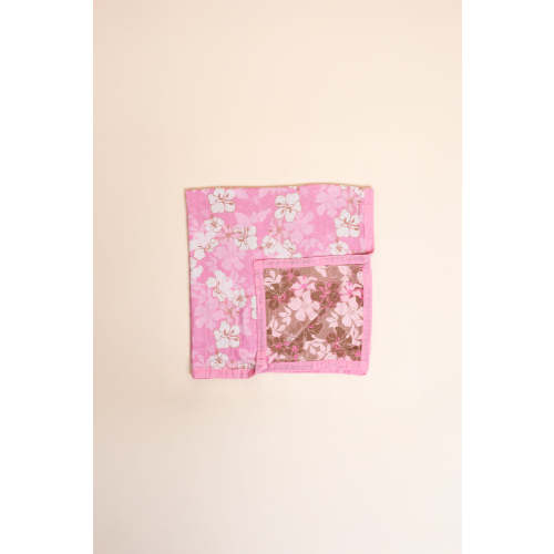 Fighting Eel Petite Blanket - Rosedust/Rosado Hibiscus Jungle - Petite Blanket - Rosedust/Rosado Hibiscus Jungle