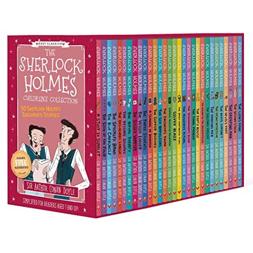 The Sherlock Holmes Children’s Collection: 30 Book Box Set (A Study in Scarlet, The Sign of the Four ... The Final Problem, The Hound of the Baskervilles)