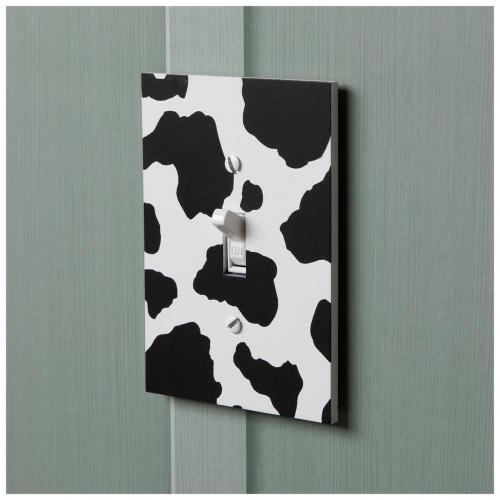 Cow Print Single Switch Plate