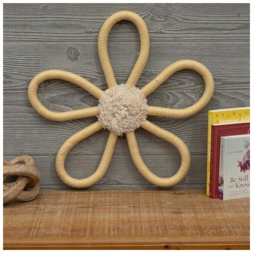 Wrapped Flower Wall Decor