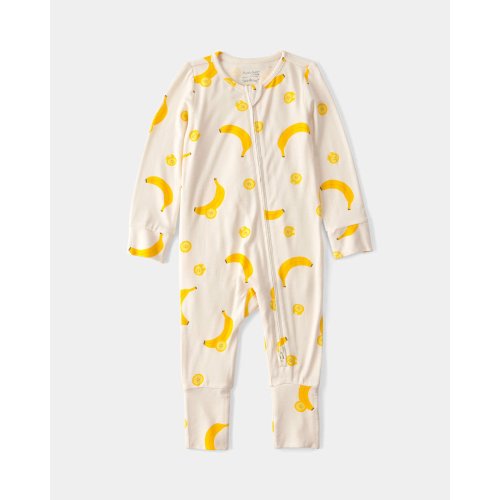Baby Banana PurelySoft Sleep & Play Pajama - Yellow/Cream
