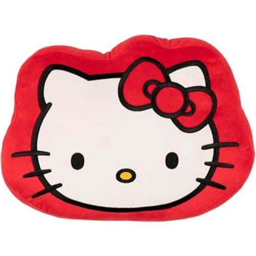 Hello Kitty Gusset Bedding Super Soft Plush Decorative Pillow, One Size, (100% Officially Licensed Product) by Franco