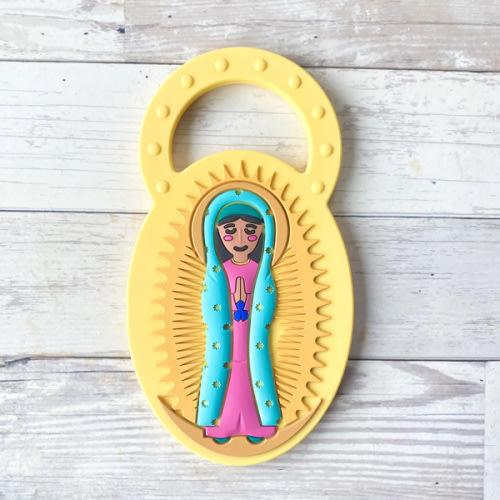 Our Lady of Guadalupe Teether | Silicone Catholic Baby Teether