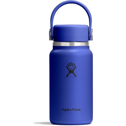 Hydro Flask Micro Bottle - Insulated Mini Leak Proof Flask for Purse or Pocket in 6.7 Oz Capri Blue