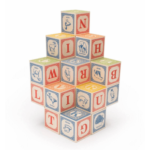 Uncle Goose Classic Wooden Alphabet Blocks