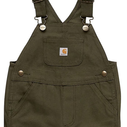 Kids' Loose Fit Canvas Bib Overall (Baby/Toddler) | Toddler Girl Outerwear (2T - 4T) | Carhartt