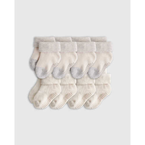 Organic Gripper Socks - 8-Pack