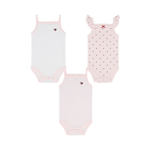 3-Pack of Tommy Hilfiger Bodysuits (Newborn)