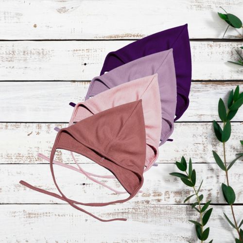 Bamboo Pixie Bonnet: Stretchy Knit Baby Hat