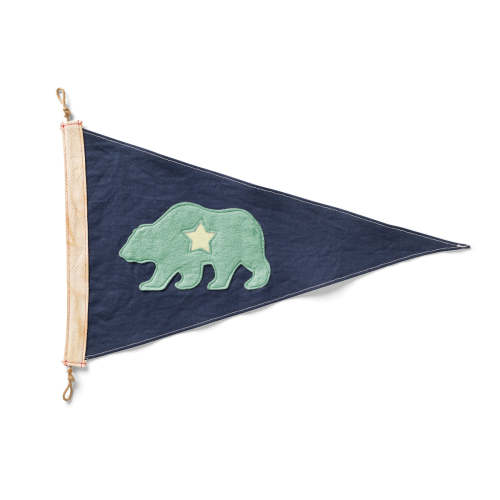 CA Bear Flag - Blue – Slightly Choppy