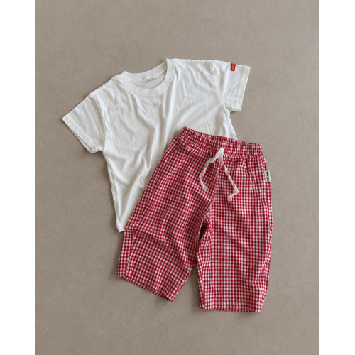 Lolo Pants Blocked Red - Bebe