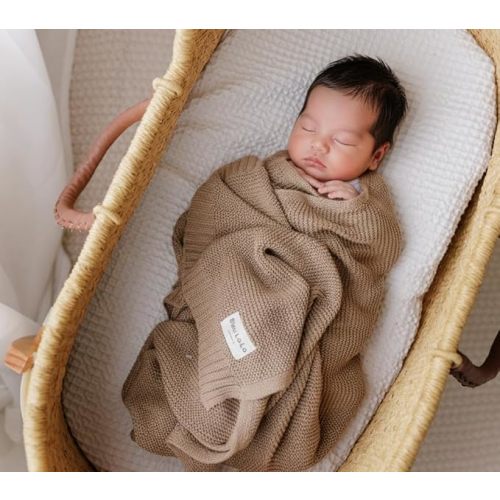 100% Organic Cotton Heritage Knit Textured (Heritage - Mocha)