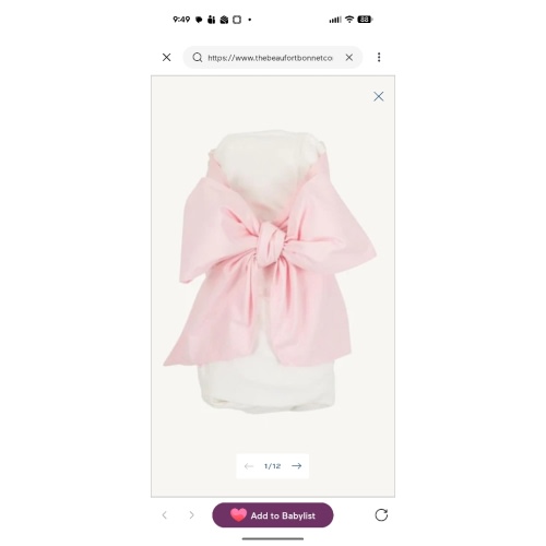 Bow Swaddle ® - Palm Beach Pink