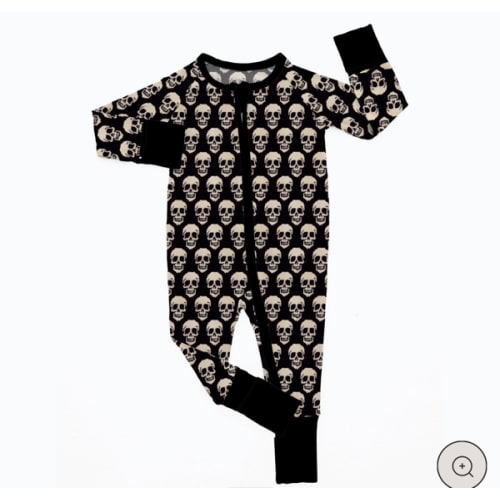 Skull Bamboo Sleeper Jumpsuit