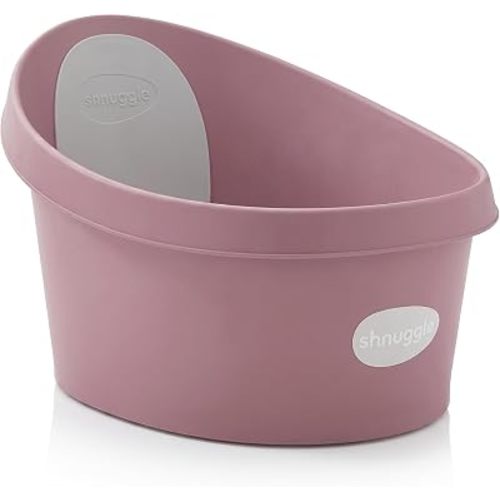 Toddler Bath Tub | Larger Bath for Bigger Kids at Bathtime | Includes Warm and Soft Foam backrest | Grippy Anti-Slip Surface | Includes Easy Drain Bath Plug | Blossom