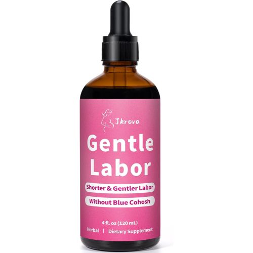 Gentle Labor, Smoother & Shorter Birth, Birth Prep Tincture Without Blue Cohosh, Support Uterine Tone, Reduces Contractions, Birth & Home Birth Essentials, 4 fl. oz