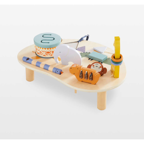 Wonder & Wise by Asweets Wooden Mini Music Maker Toddler Toy