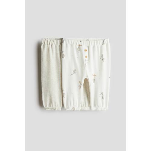 2-PACK COTTON PANTS