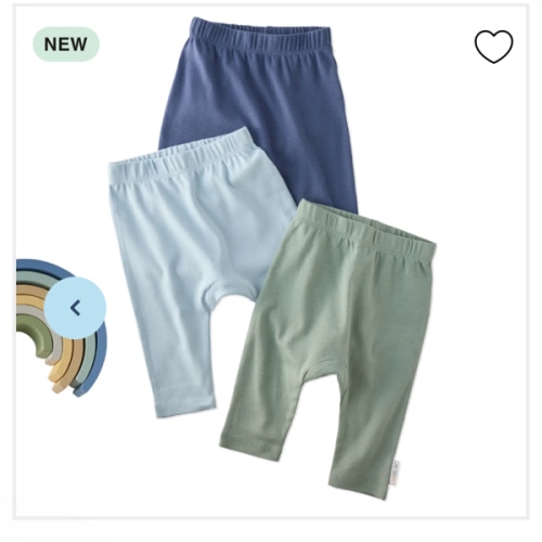 HARLOWE 3-Pack Harem Baby Pants
