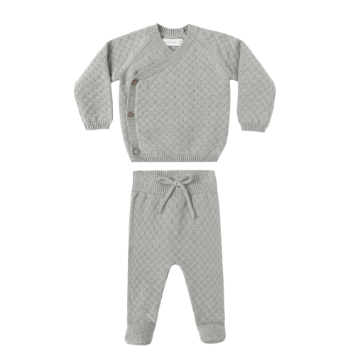 Organic Cotton Grey Knit Set
