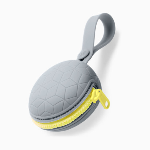 Skip Hop Grab & Go Silicone Pacifier Holder - Grey