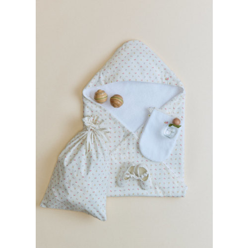 Bath Cape - Lou Floral Print