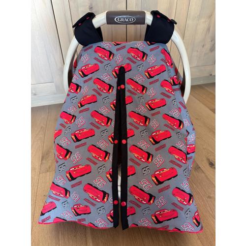 Baby Car Seat Cover - Race Cars Baby Boy Carseat Cover - baby shower gift