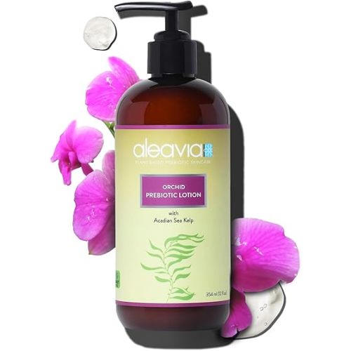 Aleavia Unscented Prebiotic Body Lotion – Fragrance-Free, All-Natural Moisturizing Body Lotion – Sulfate-Free Lotion for Sensitive Skin – 12 Oz