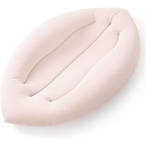 Baby Lounger for Newborn: Skin-Friendly & Breathable for 0-12 Months Infant Tummy Time Playtime & Diaper Changes - Portable & Lightweight Cushion for New Parents