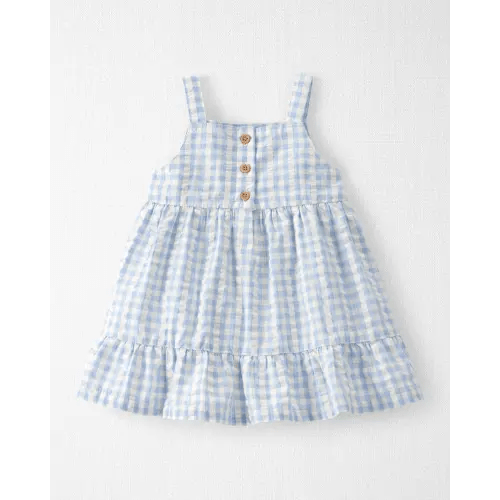 Baby Girl Seersucker Dress Made with Organic Cotton - Little Planet | Carter's