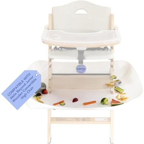 CATCHY - Food Catcher - Compatible with Abiie Beyond Junior High Chair - Highchair Sold Separately - Baby & Toddler Food & Mess Catcher