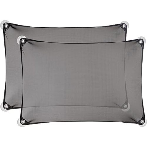 Dreambaby Stretch Adjustable Car Window Shades for Baby - Sun Shade for Side Windows - Universal Fit - 2pk