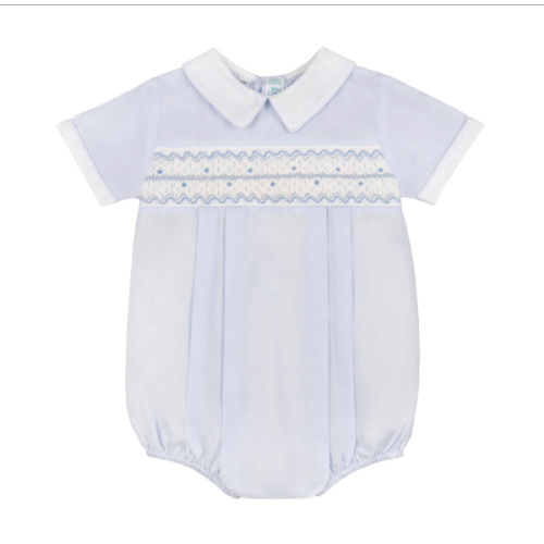Boys Wave Smocked Romper | Feltman Brothers