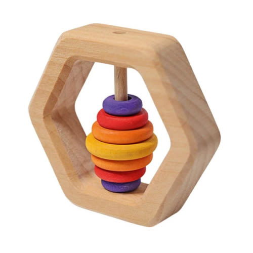 Honeycomb Hexagon Baby Rattle
