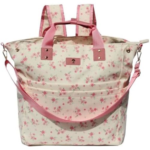 ESVAN Diaper Tote Bag Totepack Backpack Crossbody Bag 3 in 1 for Women Laptop Backpack Multifunctional with Insulated Pockets