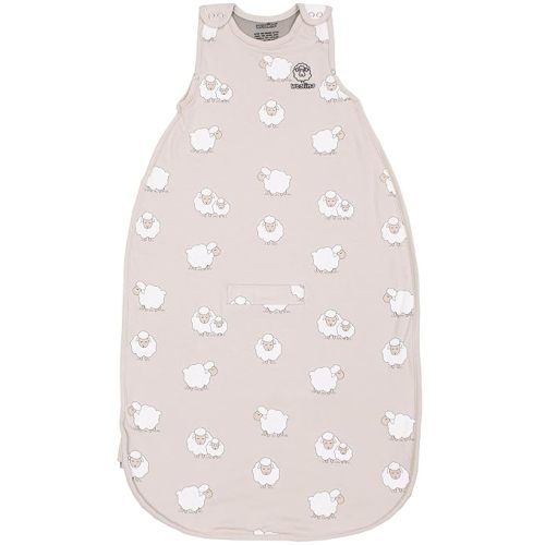 Woolino 4 Season Toddler Sleeping Sack, Merino Wool and Organic Cotton Baby Sleep Bag Sack, 2-4 Years, Sheep