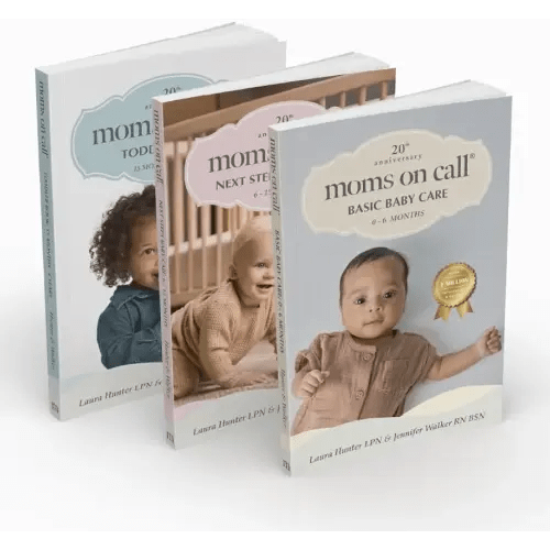 Moms on Call 3 Book Bundle | Basic Baby Care, Next Steps Baby Care, & Toddler Book 0 Months-4 Years | Parenting Set | 20th Anniversary Editions
