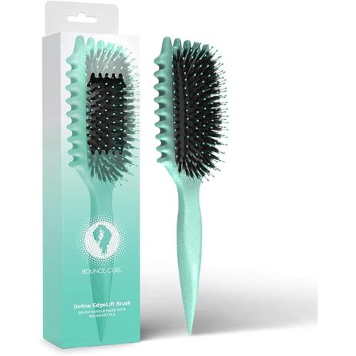 Bounce Curl Define EdgeLift Brush, 5-in-1 Tool for Effortlessly Defined Curls, Waves & Coils, Reduces Frizz - Teal