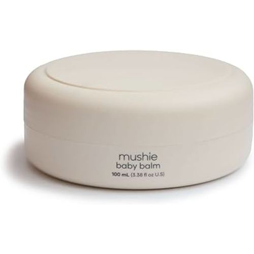 mushie Baby Balm | Organic Healing Ointment to Protect and Soothe Sensitive & Dry Skin | Made in Denmark, 100mL (3.38 fl oz)