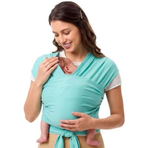 Momcozy Baby Wrap Carrier, Easy-On 2-Piece Design, Newborn to 33 lb