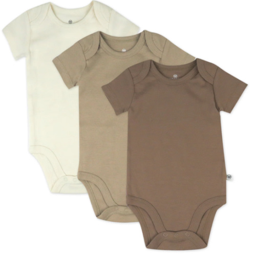 3-Pack Organic Cotton Short Sleeve Bodysuits | Honest Baby Clothing