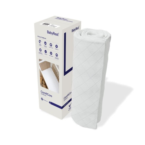 BabyRest Comficore Cot Mattress Boxed 1300x690x95mm White