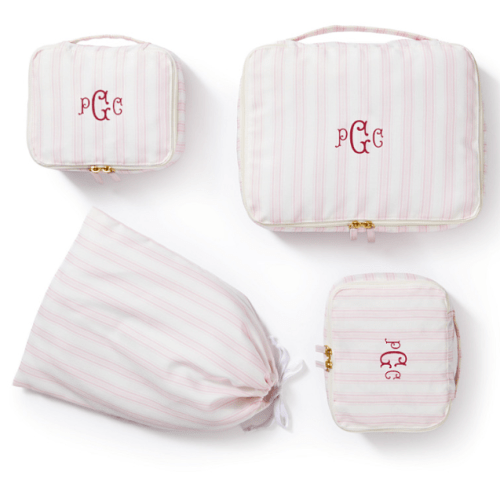 Mark & Graham 4 Piece Striped Packing Cube Set