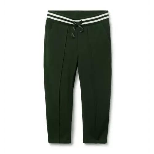 Boy Mountain Green The Pique Seamed Jogger by Janie and Jack