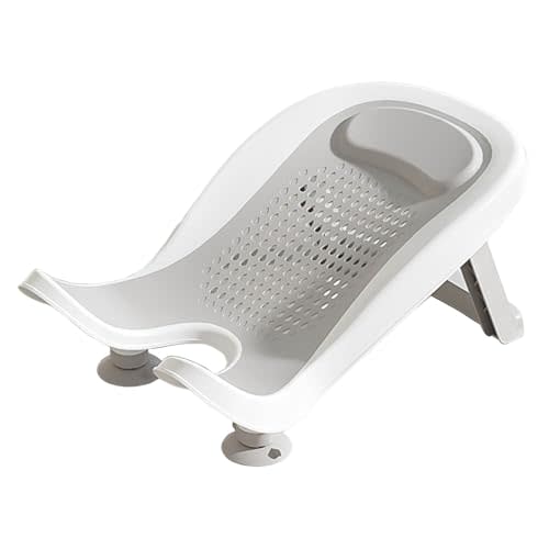 Multifunctional Infant Bath Basin, Infant Bathtub, Lying Down Shower Tub for Home Use on Counters or Bathtubs, Quick Baby Buttock Washing Tool for Counter Sink Bathtub (Grey)